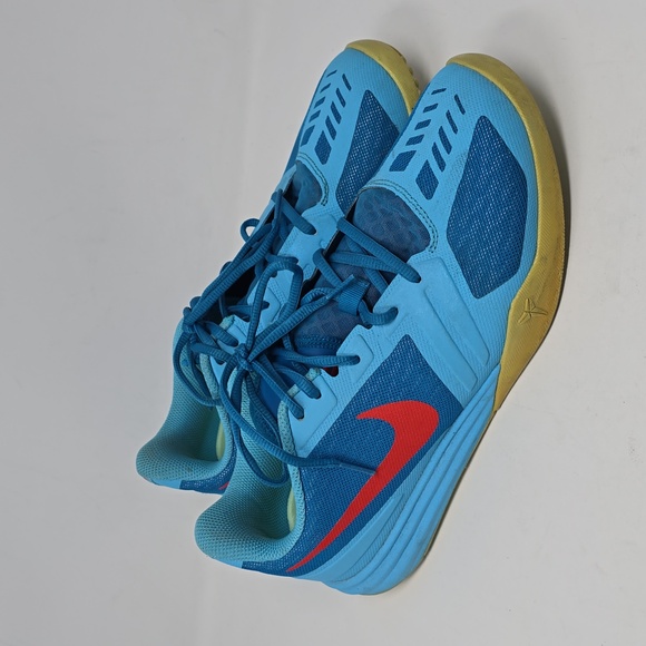 Nike KB Mentality Kobe Bryant Clearwater Blue Crimson 704942-400 Size 11 - Picture 3 of 8